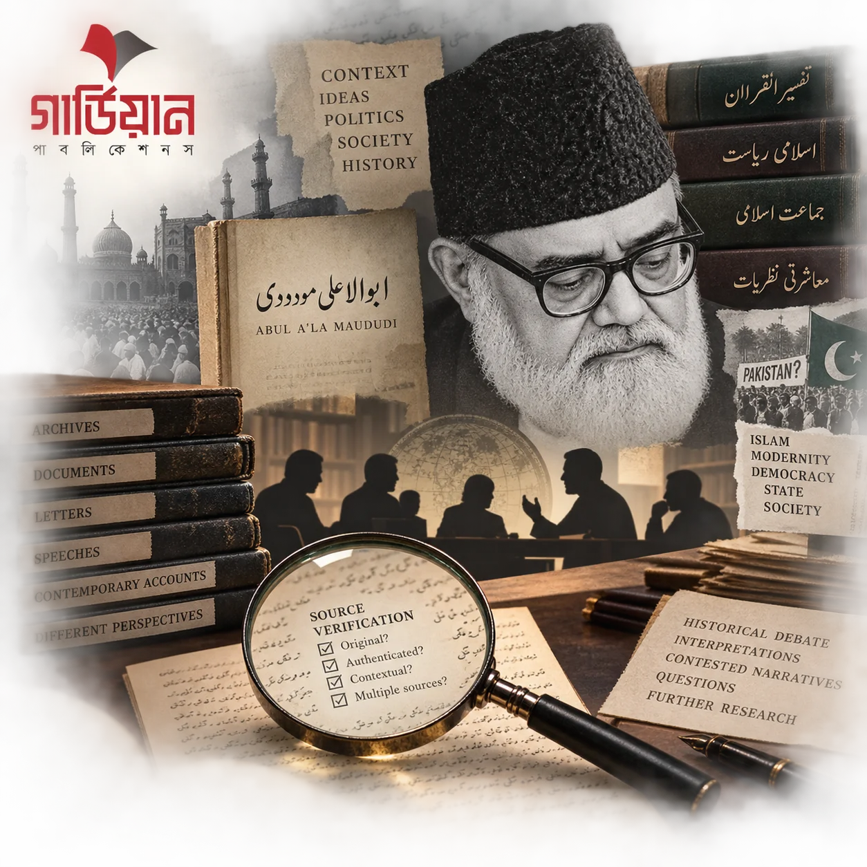 মওদূদীকে ঘিরে ৩৮টি অভিযোগ: দাবি, প্রেক্ষাপট ও বিতর্কের পর্যালোচনা